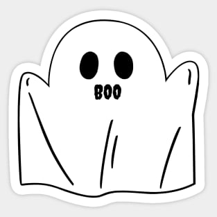 Cute Ghost Boo Sticker